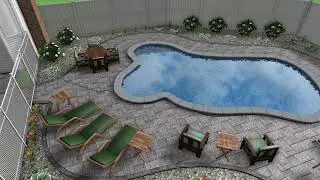 Back Yard Pool and Patio Design