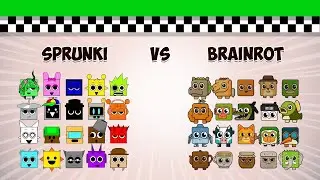 Sprunki vs Italian Brainrot 🔥 Square Race 7 Arena Showdown | Master Square League