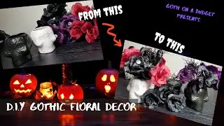 D.I.Y Gothic Floral D&eacute;cor-Goth On A Budget