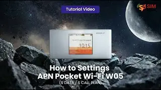 TUTORIAL : HOW TO SETTING APN S DATA / S CALL PLAN ( POCKET WIFI W05 )