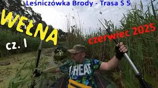 Quaton-wyprawy bez celu - Spływ Wełną packraftem. Odcinek Leśniczówka Brody - Trasa S 5 -  cz. I