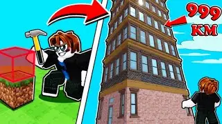 i used ROBUX to BUILD A TOWER TO JUMP in Roblox...
