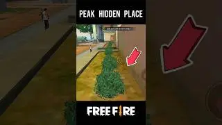 New peak hidden place 🔥 #shorts #freefireshorts