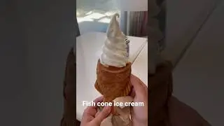 Fish cone ice cream