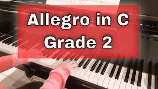 Allegro in C by Johann Hassler  |  Trinity piano grade 2 2021 - 2023 TCL