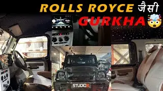 India’s Most Luxurious Force Gurkha Interior Transformation 🔥