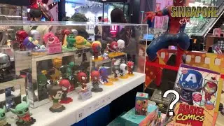 ActionCity + Unboxing Random Cosbi Bobble-Head Collection | Jewel Changi Airport