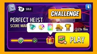 Score market solo challenge|3200 points |perfect heist|match masters