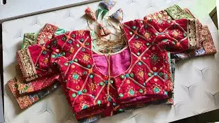 मेरे Boutique me बने हुए कुछ Heavy Blouse/party wear Heavy embroidery Blouse collection of Boutique