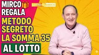 🎁 Mirco REGALA il Metodo Lotto 