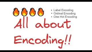 🔥Label Encoding | One Hot Encoding | Ordinal Encoding  using Sklearn - Machine Learning!