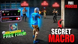 Free Fire New Android Macro📱Tutorial  | Macro Droid New Headshot Macro Script 📂