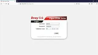 DrayTek 2926LTE VPN Security Router