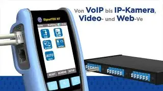 SignalTEK NT Netzwerk Transmission-Testerfür Kupfer und- Glasfaserstrecken (DE)