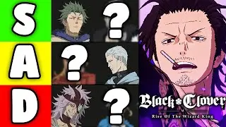 *THE BEST* SSR & SR ARENA CBT TIER LIST!! Black Clover Mobile