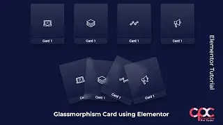 How to Make Glassmorphism Card Using Elementor for FREE 2024 | Elementor Tutorial