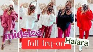 halara midsize try on haul and how I style them for fall 🍁🐿️