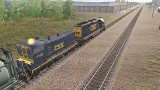 TRAINZ 19... Switching out Propane Gas tank cars