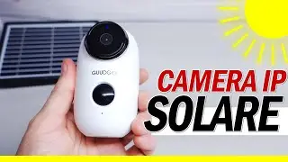 CAMERA IP SENZA FILI a CARICA SOLARE super ECONOMICA - GUUDGO A3