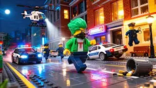 Outplay All LEGO City Police SWAT And Escape In The Nick Of Time! - Lego Stop Motion Animation