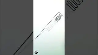 How to Draw Hair Comb #shorts