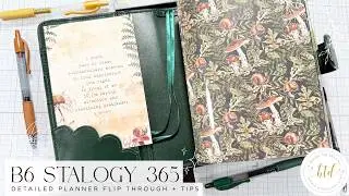 Planner Flip Through | My B6 Stalogy 365 Bullet Journal Setup | Full of Ideas and Tips