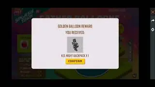Golden Balloon in splash town in garena free fire #garena #garenafreefire #JMK4717 #AOSTICKERS