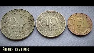 Few Old French Centimes Coins | France - Europe