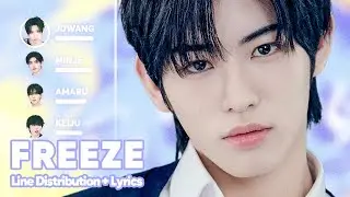 KickFlip - FREEZE (Line Distribution + Lyrics Karaoke) PATREON REQUESTED
