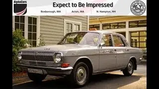1976 Volga GAZ M24 Moscow Taxi