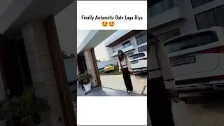 Automatic gate Sourav bhai ke ghr me #shortsfeed #trendingshorts #virqlshorts #souravjoshivlogs
