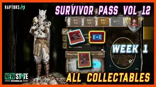 PUBG NEW STATE VOL 12 WEEK 1 STORY MISSIONS | ALL LOCATIONS | 4K | NEW MAP AKINTA
