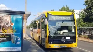 Bus 194 Berlin mitfahrt von Marzahn nach Wönnichstr. mit den Mercedes Benz eCitaro | ÖPNV Berlin