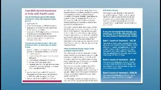Claiming Free NHS Treatment