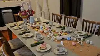 Ch&aacute; da tarde P&aacute;scoa, Easter Tea time, Kaffeetisch Ostern2