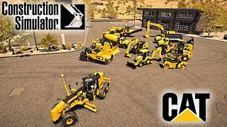 Construction Simulator 2022  🚧 Caterpillar 🚧 Machine Closer Look #3