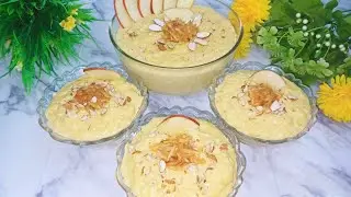 Apple custard kheer recipe||apple kheer||Ramzan special recipe||yummy shummy recipes||Desert recipe