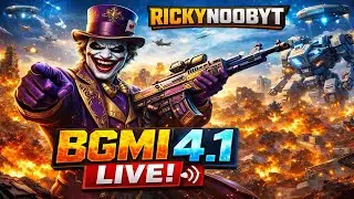 chill BGMI LIVE || #bgmi #bgmilive #wow #pubgmobile #Rickynoobyt #pubg #bgmitelugulive
