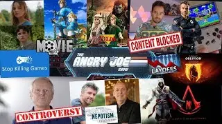 AJS News - Youtuber to PRISON over Review?, Oblivion Layoffs, Ubisoft CEO B.S., Zelda and Link Cast!