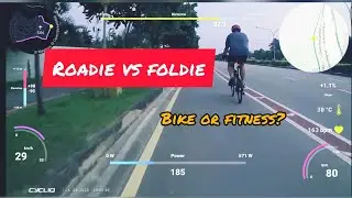 Road bike Vs Foldie || Only thing that matters is fitness ?
