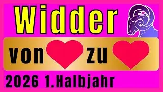 WIDDER ♈️ GENIAL👍 MIT VOLLDAMPF VORAUS..‼️Januar, Februar, M&auml;rz, bis Juni 2026, Orakel, Tarot, Liebe