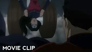 Wonder Woman & Superman Saves US President Scene | Justice League War (2014) Movie Clips