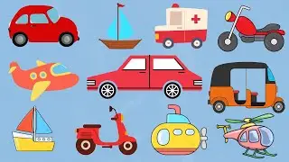 ABC Vehicles Adventure | Cars, Trucks, Planes & More for Kids! 🚜🚁