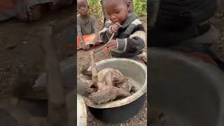 The daily life and diet of the Hazarbi tribe #africa