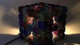 DIY Lampshade using Mini Sphere Magnets | Video Satisfaction | Magnetic Balls | Magnetville