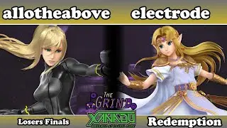 The Grind 96 Allotheabove (Zero Suit Samus) vs electrode (Zelda) Redemption Losers Finals
