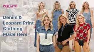 Denim&Leopard Print Clothing Manufacturer | Inside a Direct Factory Supplier (For Boutique Owners)