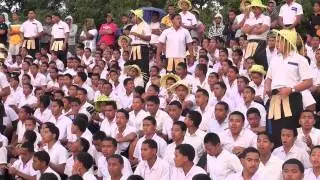 Tupou College Toloa Boys Cheer Squad