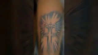 Cross with Wings Tattoo | Jeffin Tattoo Studio | Thoothukudi | 98 94 250 216