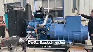Baudouin engine series 400kw-1100kw industrial diesel generator set